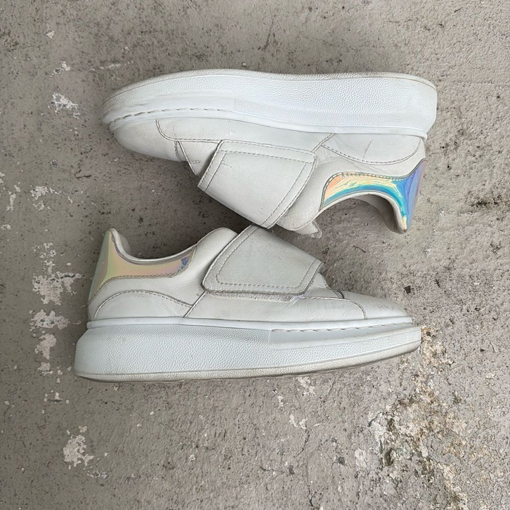 Alexander McQueen holographic sneakers
